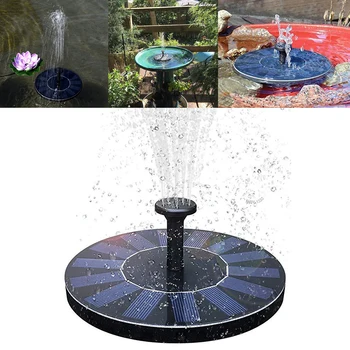 Панель солнечных батарей Погружной фонтан пруд Водяной насос для полива садового бассейна
