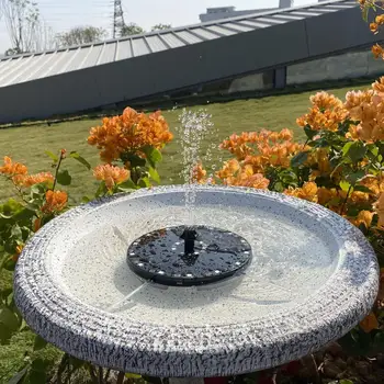 Плавающий фонтан, декоративный садовый фонтан на солнечной энергии, экологически чистый ABS пруд, фонтан, украшение лужайки для аквариума