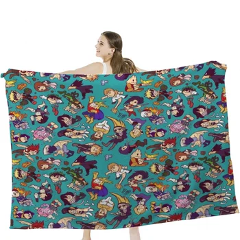 Плюс пледы с ультра-рисунком, Тафтинговое одеяло для путешествий, предметы первой необходимости в общежитии, Роскошное утепленное одеяло