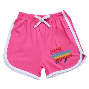 Повседневные шорты Spy Ninjas, Спортивные штаны для мальчиков и девочек, детские пижамы из спандекса, подходящие по цвету, Весенне-летние пижамы для отдыха, Бриджи
