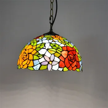 Подвесной светильник TEMAR Tiffany, современные светодиодные красочные светильники, декоративные для дома, гостиной, столовой
