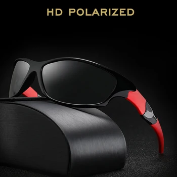 Поляризованные велосипедные солнцезащитные очки Polaroid Солнцезащитные очки с зеркалом ночного вождения Спортивные очки UV400 Солнцезащитные очки для мужчин и женщин 12-KP1036