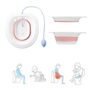 Портативные массажные сидячие ванны со смывом для беременных пожилых людей, пациенток после родов, Туалет, Лечебная ванна, Разборная для Бразилии