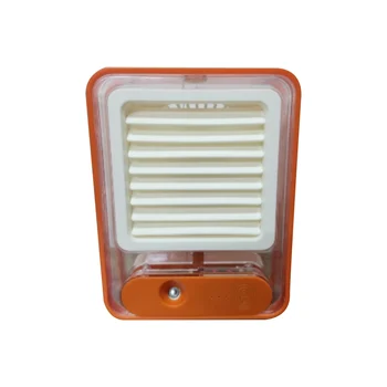 Портативный вентилятор для запотевания, USB-аккумуляторный вентилятор для запотевания воды с красочным ночником, настольный вентилятор для путешествий домой