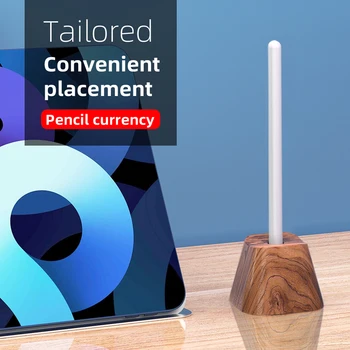 Портативный ящик для хранения емкостных ручек, деревянный держатель для карандашей, защита от падения, устойчивая подставка для карандашей, защитный чехол для сенсорной ручки iPad