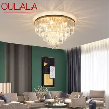 Потолочные светильники OULALA Золотые роскошные лампы в постмодернистском стиле Светодиодные светильники для гостиной столовой