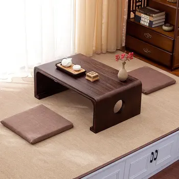 Приставные столики Мебель Павловния Татами Чайный столик Маленький журнальный столик пианино в Японском стиле Пришлите подушку на заказ