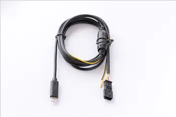 Проводка кабеля навигации AUX Audio MP3 для IPHONE 7 8 X Адаптер AUX In Ipod для BMW BM54 E39 E46 E53 X5