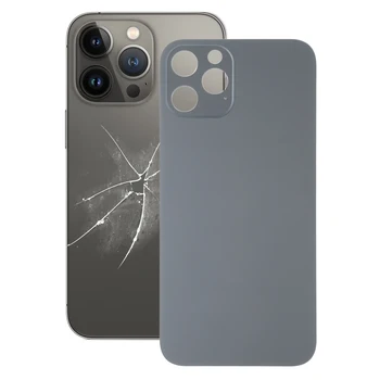 Простая замена стеклянной задней крышки батарейного отсека с большим отверстием для камеры для iPhone 13 Pro Max