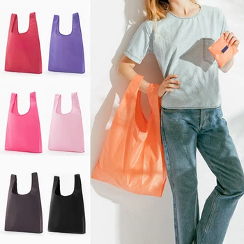 Разноцветные женские Мужские сумки, складные Оксфордские сумки-тоут, многоразовая сумка для покупок, Эко-складные высококачественные сумки для хранения