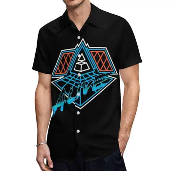 Рубашка с короткими рукавами Daft A Punk Alive 2007 57 Футболки Костюм Высшего качества CreativeGoing Out Размер США