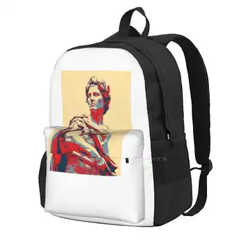 Рюкзаки Julius Caesar для школьников, подростков, девочек, дорожные сумки Julius Caesar Римская диктатура, древний логотип, Классический император