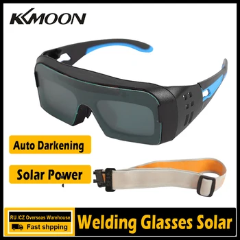 Сварочные очки с автоматическим затемнением, Защитные очки для сварщиков от солнечной энергии, очки для аргонодуговой сварки, Очки для электросварки, практичные