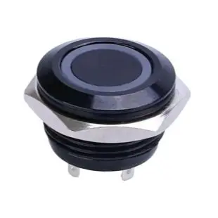 Светодиодная подсветка, Мгновенный Короткий Мини-кнопочный переключатель, 16 мм, реле давления 220 В, 24 В 3-6 В