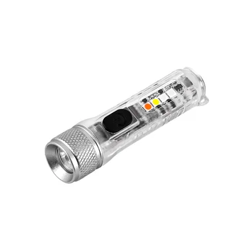 Светодиодный фонарик Mini T20 Портативный рабочий фонарь USB Перезаряжаемая лампа Магнитный предупреждающий фонарь для кемпинга