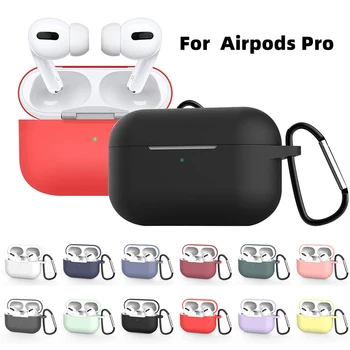 Силиконовый чехол Для Airpods Pro 2019 Чехол Беспроводной Bluetooth Для Apple Airpods Pro Чехол Для наушников Чехол Для Air Pods Pro 1 Fundas