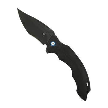 Складной походный карманный нож со стальным лезвием DC53 для мужчин Black Spider Flipper Open EDC, охотничий тактический нож для охоты на открытом воздухе