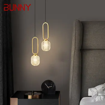 Современный латунный подвесной светильник BUNNY LED Gold Copper Подвесной светильник Креативный Декоративный для дома, гостиной, спальни