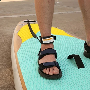 Спиральный поводок для серфинга Safety Surf Sup Спиральная доска для серфинга премиум-класса, доска для гребли, поводок на запястье и лодыжке для морского серфинга, веревка для ног