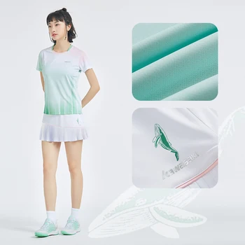 Теннисная футболка Kawasaki, спортивная одежда, спортивная одежда для бадминтона, трикотажное платье без рукавов, юбка для женщин