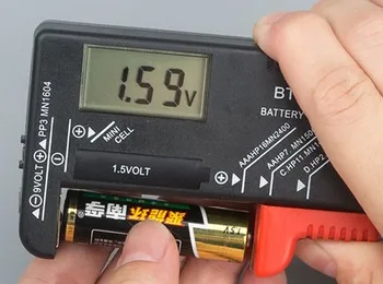 Тестер заряда Батареи Индикатор Уровня Емкости Батареи Цифрового Типа Прибор для тестирования Уровня заряда батареи для Аккумуляторов AA, AAA, C, D, 9V, 1.5v