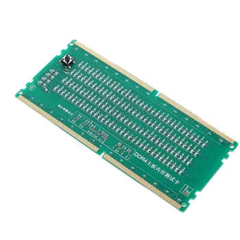 Тестовая карта DDR4 RAM Слот для памяти со светодиодным индикатором ремонта настольной материнской платы