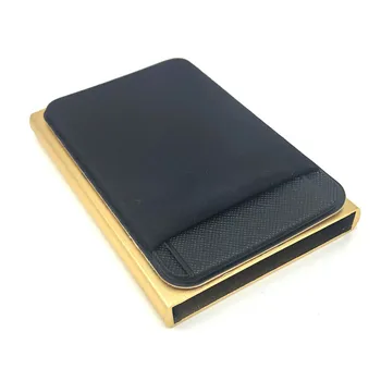Тонкий алюминиевый кошелек с эластичной задней сумкой Держатель для кредитных карт Mini RFID Wallet Автоматический всплывающий чехол для банковских карт