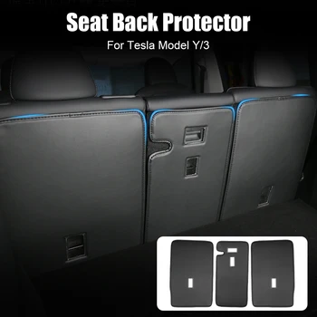 Удобная защитная накладка на багажник, Противоударная подушка, Грязезащитная для Tesla Model 3 Y, защита спинки заднего сиденья отдельного дизайна.