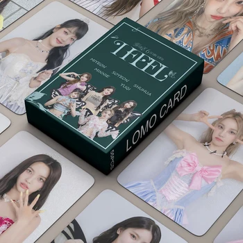 Фотокарточки Kpop Gidle I Feel Альбом Lomo Cards (G) I-DLE 2023 Фотокарточки мирового турне, открытки в подарок фанатам