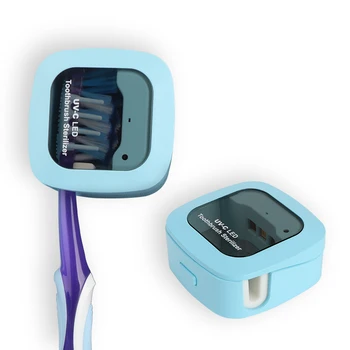 Чехол для зубной щетки с электрическим душем Uvc, перевернутый перезаряжаемый держатель зубной щетки с магнитной адсорбцией