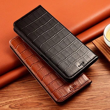Чехол-книжка из натуральной кожи с бамбуковым покрытием для Huawei Mate 9 10 20 20X 30 40 чехлы для деловых телефонов-бумажников
