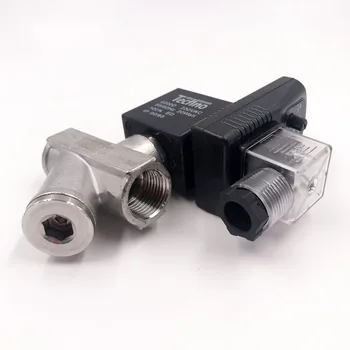Электромагнитный клапан воздушного бака воздушного компрессора ADF695 SS304 Y-образный фильтр из нержавеющей стали, Электронный сливной клапан