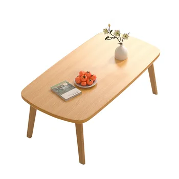 Японский чайный столик для маленькой семейной гостиной, Угловой диван, Деревянный журнальный столик, Раскладывающийся рядом с прямоугольным столом для чтения.