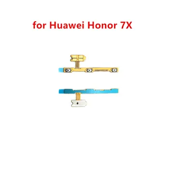 для Huawei honor 7X Боковая кнопка включения громкости, гибкий кабель, переключатель включения ВЫКЛЮЧЕНИЯ, Запасные части для гибкого кабеля