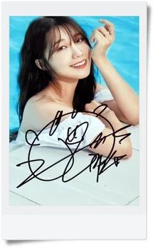 подпись APINK Jeong Eun Ji оригинальное фото с автографом 6 дюймов бесплатная доставка 062017 01